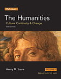 The Humanities: Culture, Continuity and Change, Volume I Plus New Mylab Arts -- Access Card Package