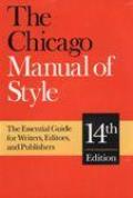 Chicago Manual Of Style 14th Edition