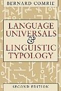 Language Universals & Linguistic Typology Syntax & Morphology