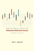 Chicago Guide to Writing about Multivariate Analysis Second Edition