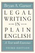 Legal Writing in Plain English Third Edition A Text with Exercises
