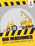 Big Machines: Boys Coloring Book Sets