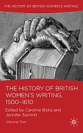 The History of British Women's Writing, 1500-1610: Volume Two