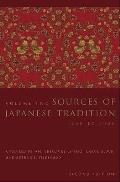 Sources of Japanese Tradition: 1600 to 2000