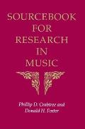 Sourcebook For Research In Music