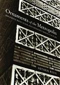 Ornaments of the Metropolis Siegfried Kracauer & Modern Urban Culture