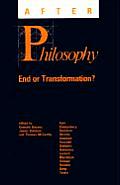 After Philosophy End Or Transformation