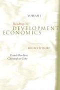 Readings in Development Economics Volume 1 Micro Theory