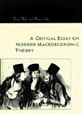 Critical Essay on Modern Macroeconomic Theory