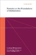 Remarks on the Foundations of Mathematics, revised edition