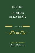 The Writings of Charles De Koninck: Volume 2