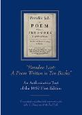 Paradise Lost: A Poem Written in Ten Books: An Authoritative Text of the 1667 First Edition