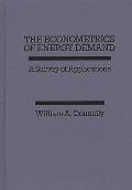 The Econometrics of Energy Demand: A Survey of Applications