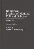 Rhetorical Studies of National Political Debates: 1960-1992