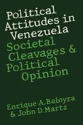 Political Attitudes in Venezuela: Societal Cleavages and Political Opinion