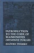 Introduction To The Code Of Maimonides Mishneh