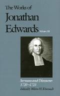 Works Of Jonathan Edwards Volume 10 Sermons & Discourses 1720 1723