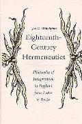 Eighteenth Century Hermeneutics Philosop