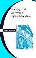 Teaching and Learning in Higher Education