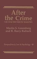 After the Crime:: Victim Decision Making