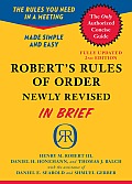 Roberts Rules of Order Newly Revised In Brief 2nd Edition
