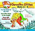 Geronimo Stilton Books 4 6 Im Too Fond of My Fur Four Mice Deep in the Jungle Paws Off Cheddarface