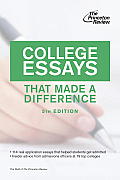 College Essays That Made a Difference 5th Edition