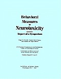 Behavioral Measures Of Neurotoxicity R