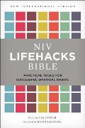 NIV Lifehacks Bible Hardcover Practical Tools for Successful Spiritual Habits