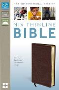 Bible NIV Brown Leather Thinline