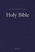 NIV, Pew and Worship Bible, Large Print, Hardcover, Blue