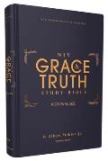 Niv, the Grace and Truth Study Bible (Trustworthy and Practical Insights), Personal Size, Hardcover, Red Letter, Comfort Print