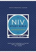 NIV Study Bible Fully Revised Edition Large Print Hardcover Red Letter Comfort Print