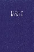 NIV Gift & Award Bible Leather Look Blue Red Letter Edition Comfort Print