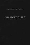 NIV Holy Bible Compact Paperback Black Comfort Print