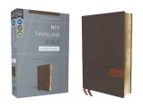 Niv Thinline Bible Large Print Cloth Flexcover Gray Red Letter Comfort Print