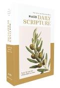 Nasb, Daily Scripture, Paperback, White/Olive, 1995 Text, Comfort Print: 365 Days to Read Through the Whole Bible in a Year