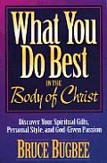 What You Do Best In The Body Of Christ