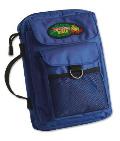 Adventure Bible Cover for Boys, Zippered, with Handle, Nylon, Blue, Medium
