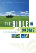 Bible Niv The Bible in 90 Days Cover To Cover In 12 Pages a Day