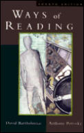 Ways Of Reading An Anthology For Wri 4th Edition