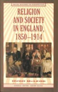 Religion & Society In England 1850 1914