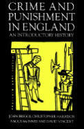 Crime & Punishment In England An Introduction