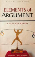 Elements Of Argument A Text & Reader 6th Edition
