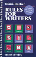 Rules For Writers A Brief Handbook Updated