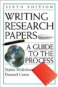 Writing Research Papers A Guide To The Pro 6th Edition