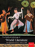 Bedford Anthology of World Literature Book 4 The Eighteenth Century 1650 1800