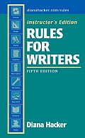 Rules For Writers Instructors Edition 5th Edition