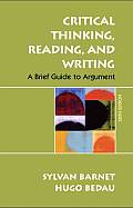 Critical Thinking Reading & Writing A Brief Guide to Argument 6th Edition