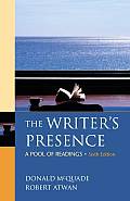 Writers Presence A Pool Of Readings 6th Edition